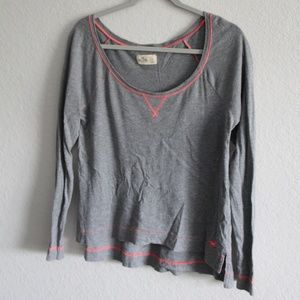 Large Hollister Long Sleeve Swoop Neck Shirt